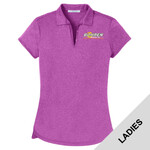 L576 - B322E001 - EMB - Ladies Heather Polo